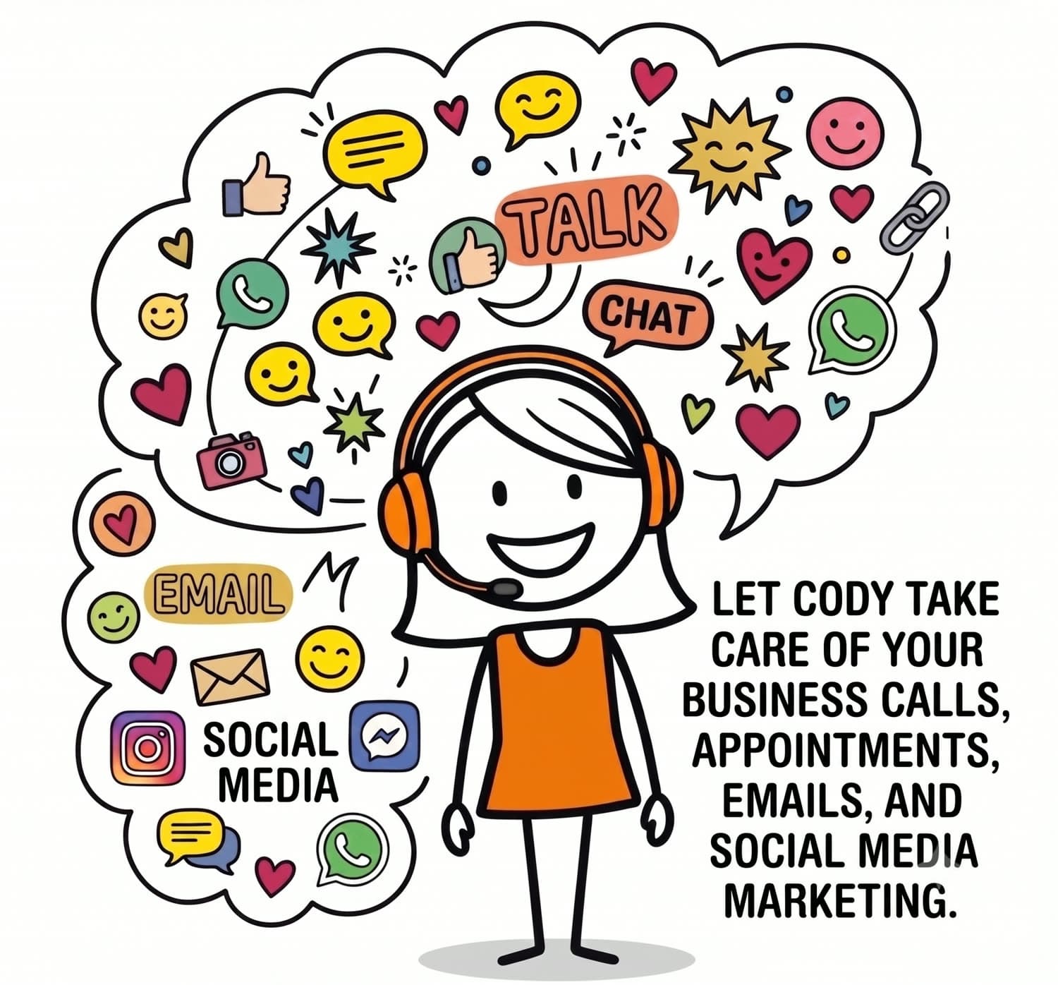 Cody — your AI agent for business calls, appointments, emails, and social media marketing