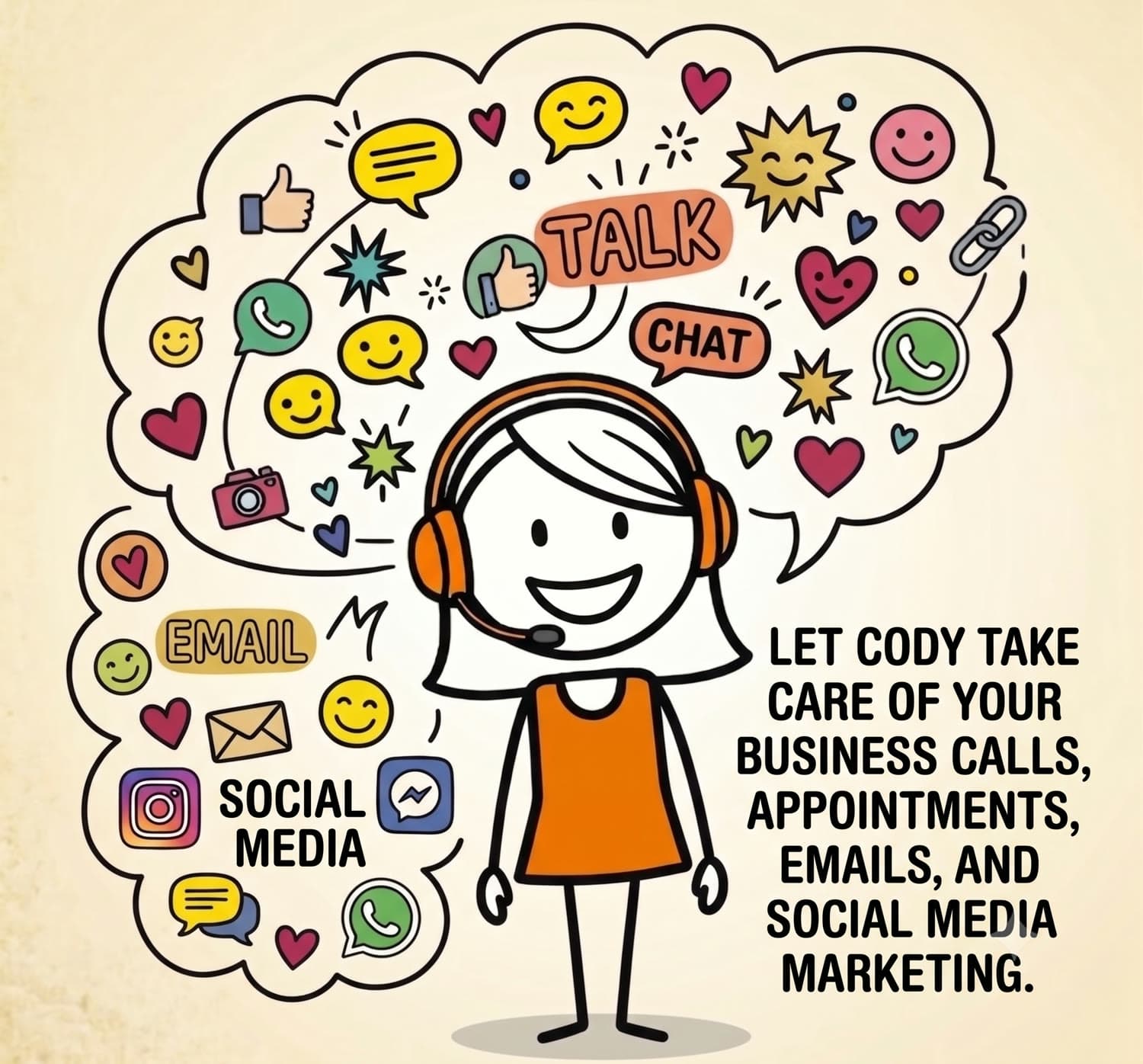 Cody — your AI agent for business calls, appointments, emails, and social media marketing